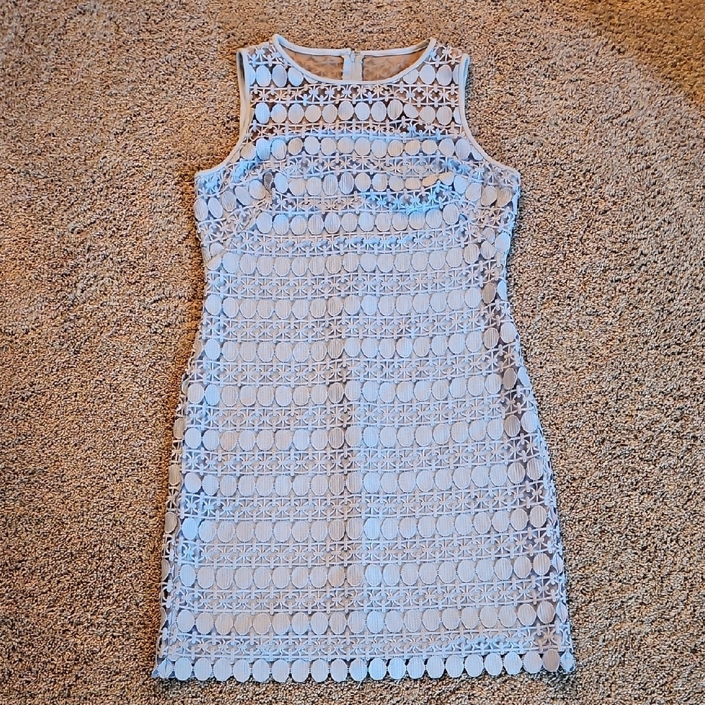 Ralph Lauren Light Blue Lace Mini Dress